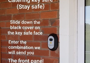 Covid Friendly Contact-Less Key-Safe for Guests