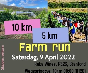 9 April 2022: Wielie Walie Farm Run