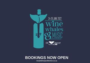 Date Confirmed! 24-26 June 2022: Wine, Whales and Music