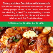 Recipe: Skinny Chicken Cacciatore with Mozzarella