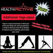 NEW: Additional Yoga Classes