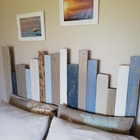 Beach Chic Bed Headboard from Pallets - New Life Woodwork - Xplorioâ„¢ Gansbaai