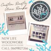 Rustic pallet wine rack and bar cabinet - New Life Woodwork - Xplorioâ„¢ Gansbaai