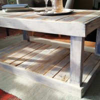 Beach Chic Pallet Coffee Table - New Life Woodwork - Xplorioâ„¢ Gansbaai