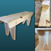 Solid Pine Benches - M + S Designs - Xplorioâ„¢ Gansbaai