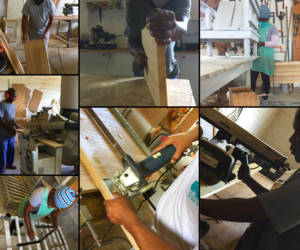 Our team hard at work