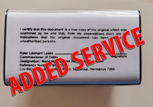 New Service: Document Certification