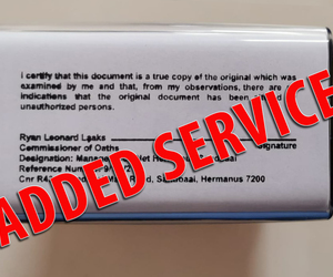 New Service: Document Certification