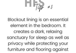 HFS Tip: Blockout Lining