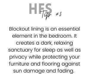 HFS Tip: Blockout Lining
