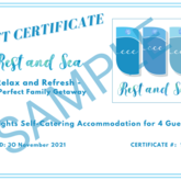 Gift Certificate - Rest and Sea - Xplorioâ„¢ Gansbaai