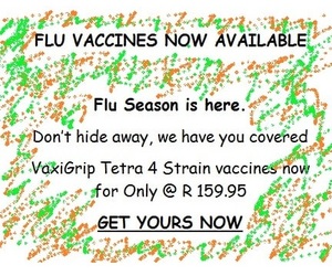 Flu Vaccines Now Available!