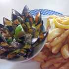 Mussels and Chips - On The Edge Restaurant - Xplorioâ„¢ Betty's Bay