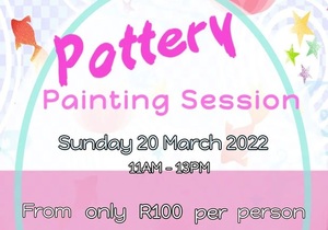 20 and 21 March 2022: Pottery Painting Session