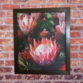 Solid pine frame with glue dot artwork - M + S Designs - Xplorioâ„¢ Gansbaai