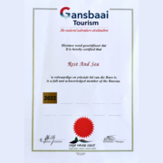 Gansbaai Tourism Certification