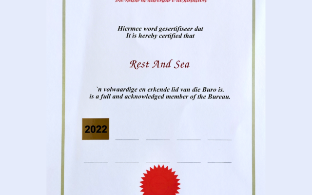 Gansbaai Tourism Certificate 