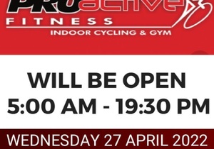 OpenÂ on Wednesday (27 April 2022) and Monday (2 May 2022)