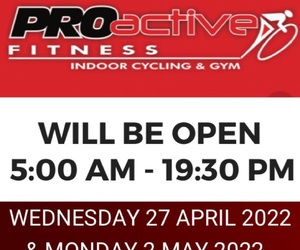 OpenÂ on Wednesday (27 April 2022) and Monday (2 May 2022)