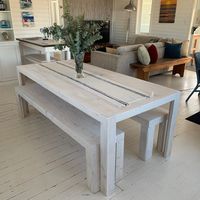 Pallet dining table butterfly effect finish - New Life Woodwork - Xplorioâ„¢ Gansbaai