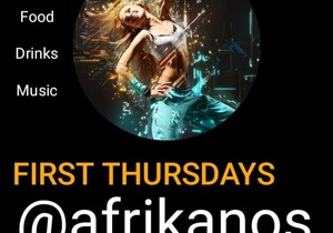 First Thursdays atÂ Afrikanos: Art, Food, Drinks and Music!