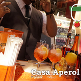 The day Aperol came to town. To Casa Aperol di Hermanus, of-course! Spritz for Mum on Sunday? - Fabio's Ristorante - Xplorioâ„¢ Hermanus