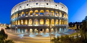 The Colosseum in Rome, Italy