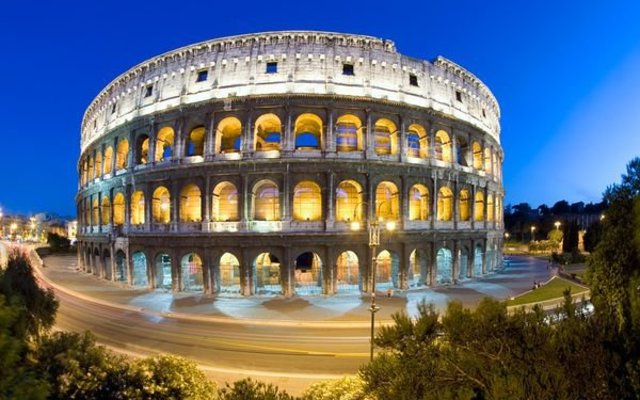 The Colosseum in Rome, Italy