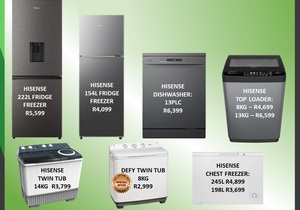 New in Stock: Fridge/Freezers, Dishwasher and Washing Machines