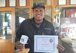 Employee of the Month Rico Herman