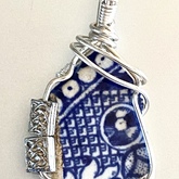 Pottery Shard Pendant - Desiderata Handmade Jewelry - Xplorioâ„¢ Napier