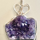 Amethyst Geode Pendant - Desiderata Handmade Jewelry - Xplorioâ„¢ Napier