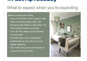 #FastTipTuesday:Â Top Tips for Painting the Nursery
