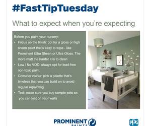 #FastTipTuesday:Â Top Tips for Painting the Nursery