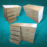 Drawer Unit Out of Pine - M + S Designs - Xplorioâ„¢ Gansbaai