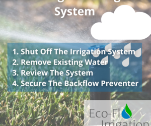 Winterize Your Irrigation System