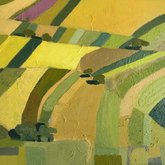 Â© Tracy Algar, Overberg Yellow. Oil on canvas, 54 x 40 cm.