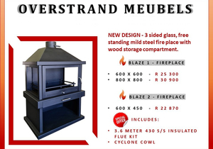 New Design:Â 3-Sided Glass Steel Fireplace