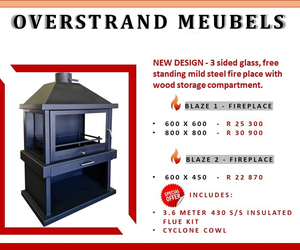 New Design:Â 3-Sided Glass Steel Fireplace