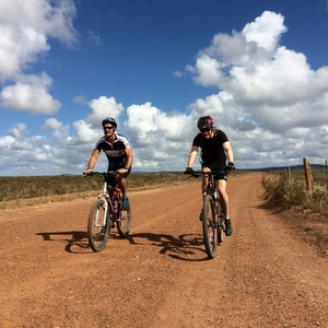 Quiet gravel roads to cycle on