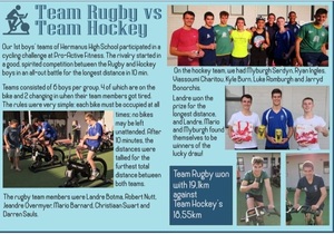 Superhero Bike Sprint ChallengeÂ Encouraged the Hermies School Spirit!