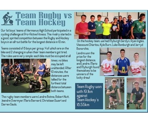 Superhero Bike Sprint ChallengeÂ Encouraged the Hermies School Spirit!