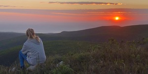 Sunset from the top of Witkransberg