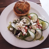 Quiche with Side Salad - Stoep CafÃ© - Xplorioâ„¢ Kleinmond
