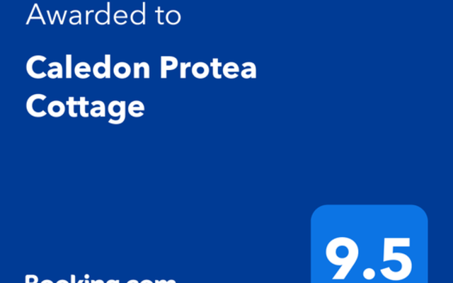 Award - Caledon Protea Cottage -  Xplorioâ„¢ Caledon