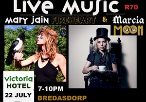 22 July 2022: Live Music byÂ Mary Jain FireheartÂ and Marcia Moon