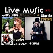 24 July 2022: Live Music byÂ Mary Jain FireheartÂ and Marcia Moon