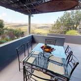 Olive Cottage Downstairs Patio - Bona Dea Private Estate - Xplorioâ„¢ Hermanus