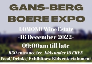 16 December 2022: Gans-Berg Boere Expo