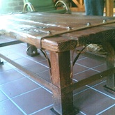 Houtwerk tafel